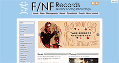 Desktop Screenshot of funnynotfunnyrecords.com